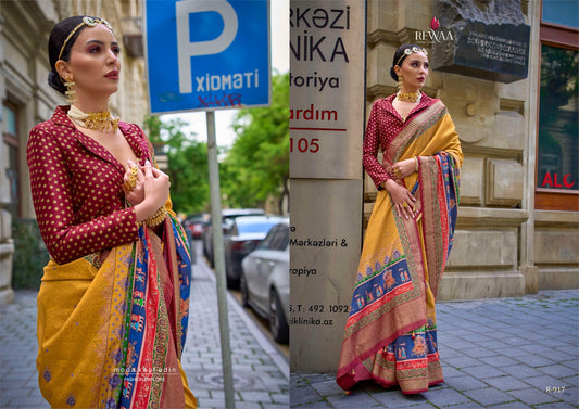 917 Rome Rewaa Viscose Silk Sarees