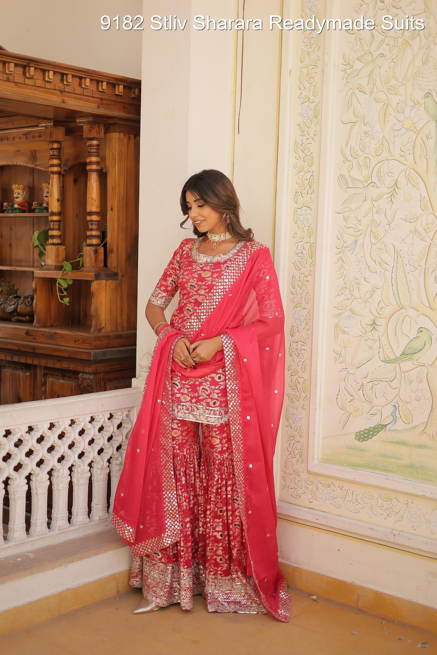 9182 Stliv Sharara Readymade Suits