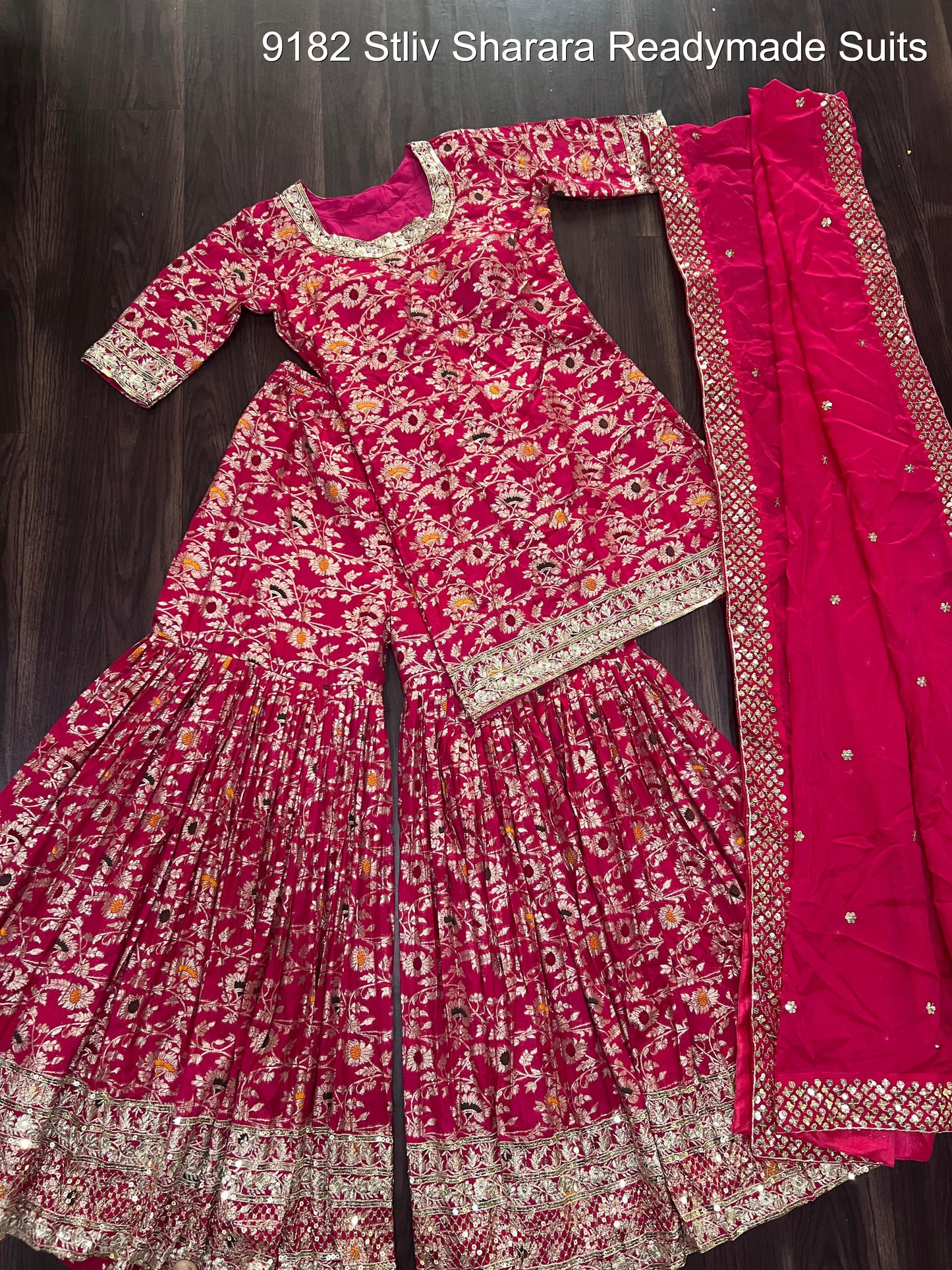 9182 Stliv Sharara Readymade Suits
