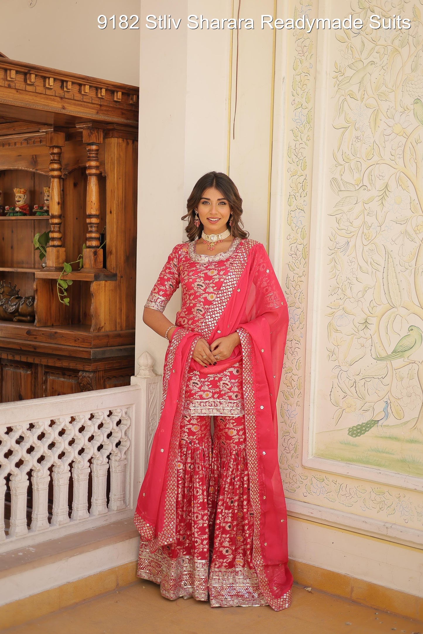 9182 Stliv Sharara Readymade Suits