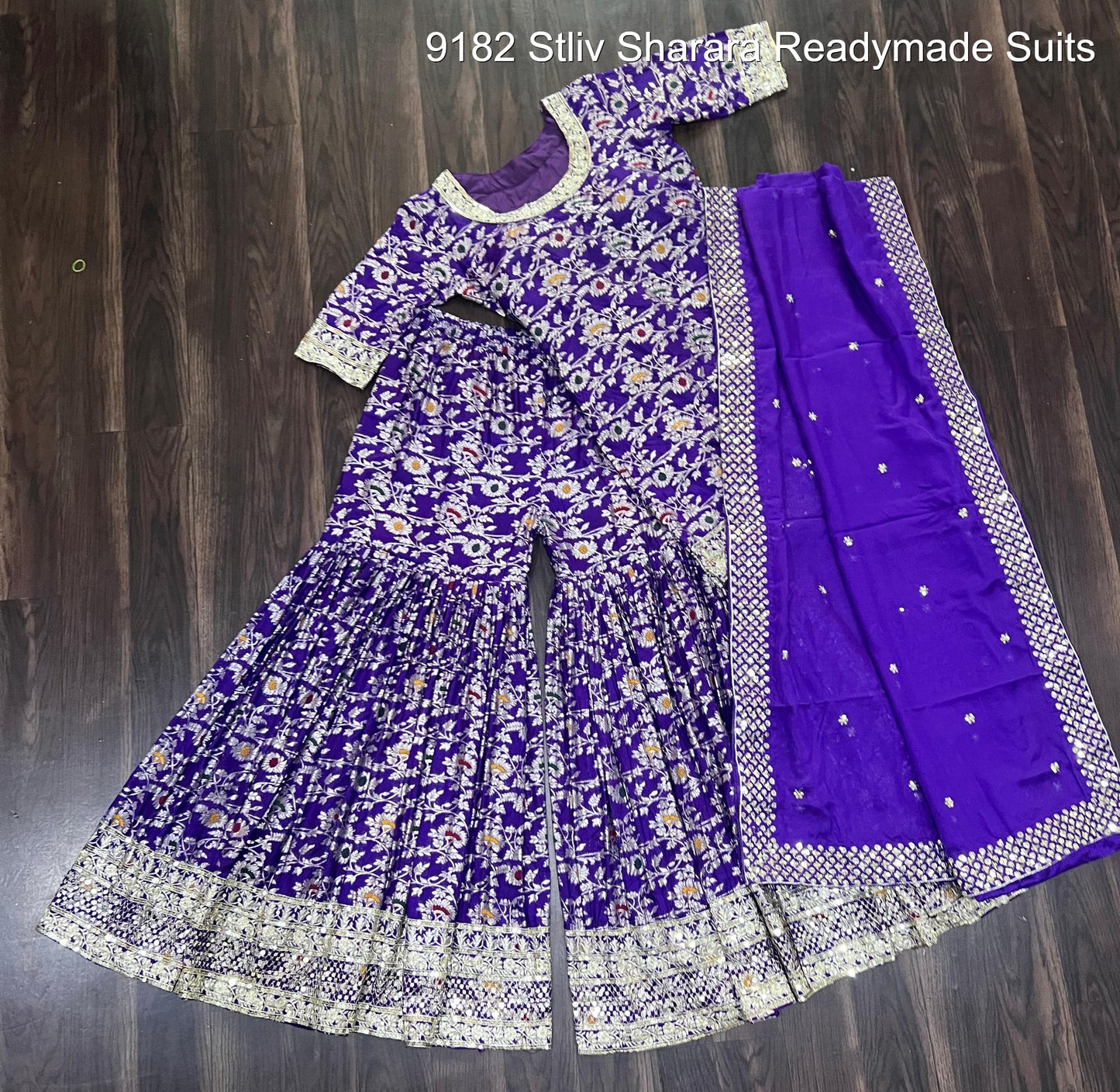 9182 Stliv Sharara Readymade Suits