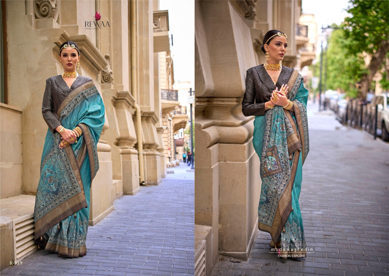 919 Rome Rewaa Viscose Silk Sarees
