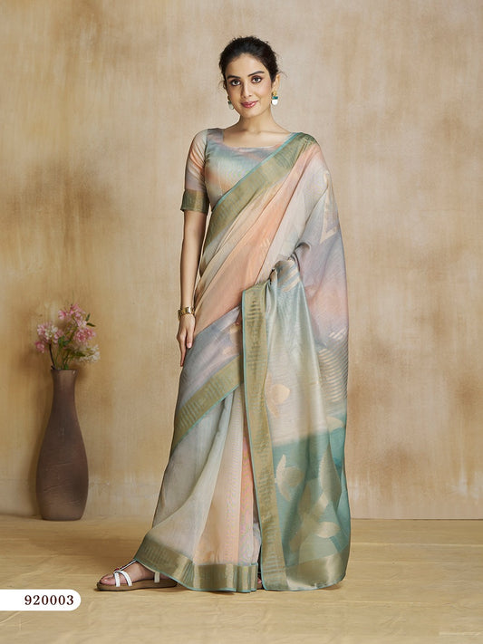 920003 Watermelon Silk Rajpath Digital Print Sarees