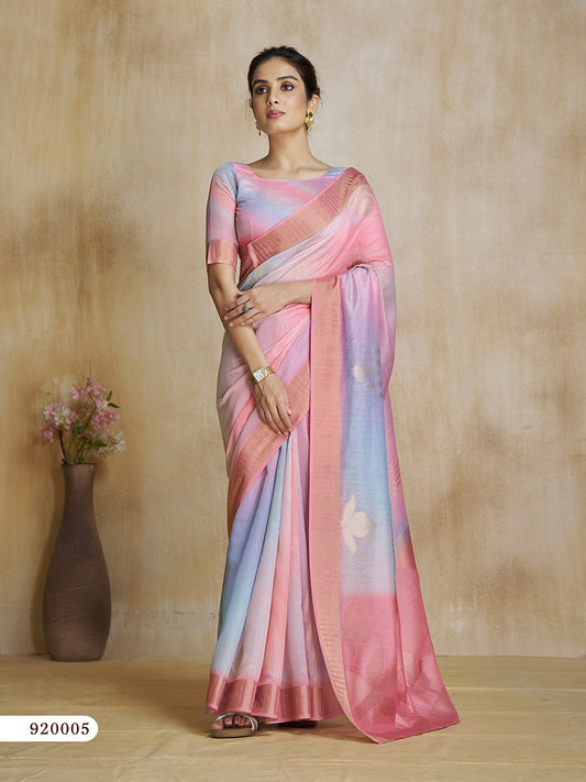 920005 Watermelon Silk Rajpath Digital Print Sarees