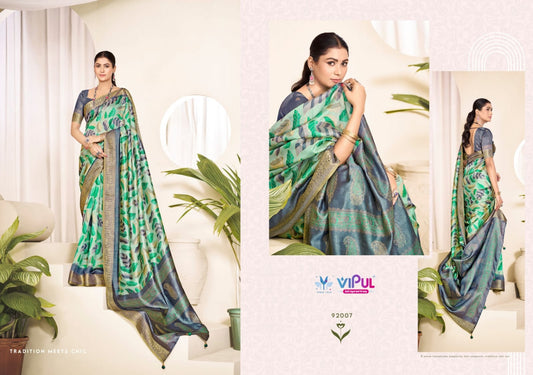 92007 Angora Vipul Soft Silk Sarees