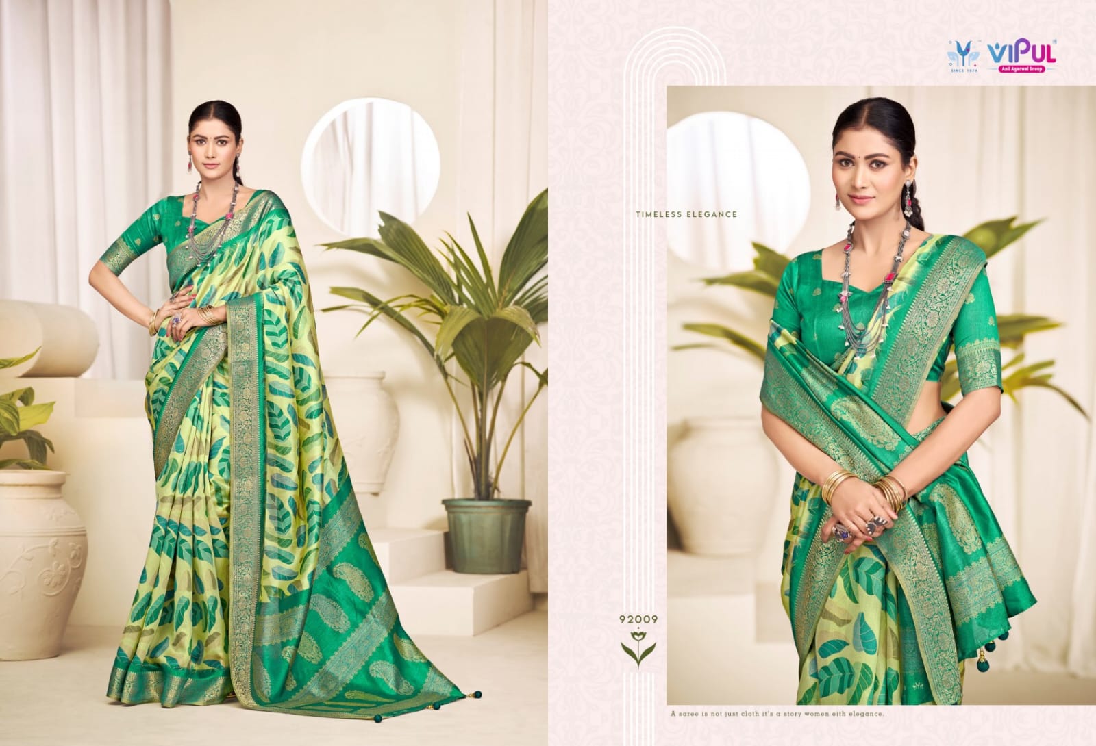 92009 Angora Vipul Soft Silk Sarees