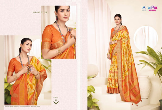 92011 Angora Vipul Soft Silk Sarees