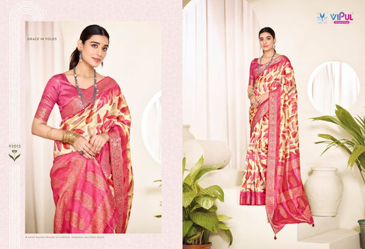 92012 Angora Vipul Soft Silk Sarees