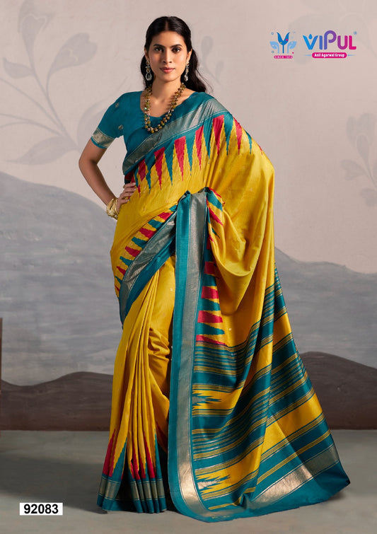 92083 Vipul Soft Silk Sarees