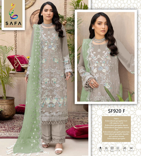 920F Safa Creation Jarkan Pakistani Salwar Suits