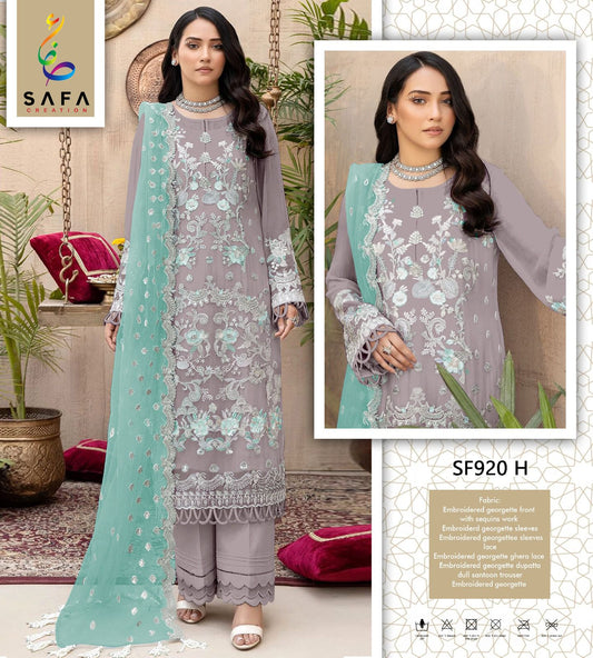 920H Safa Creation Jarkan Pakistani Salwar Suits