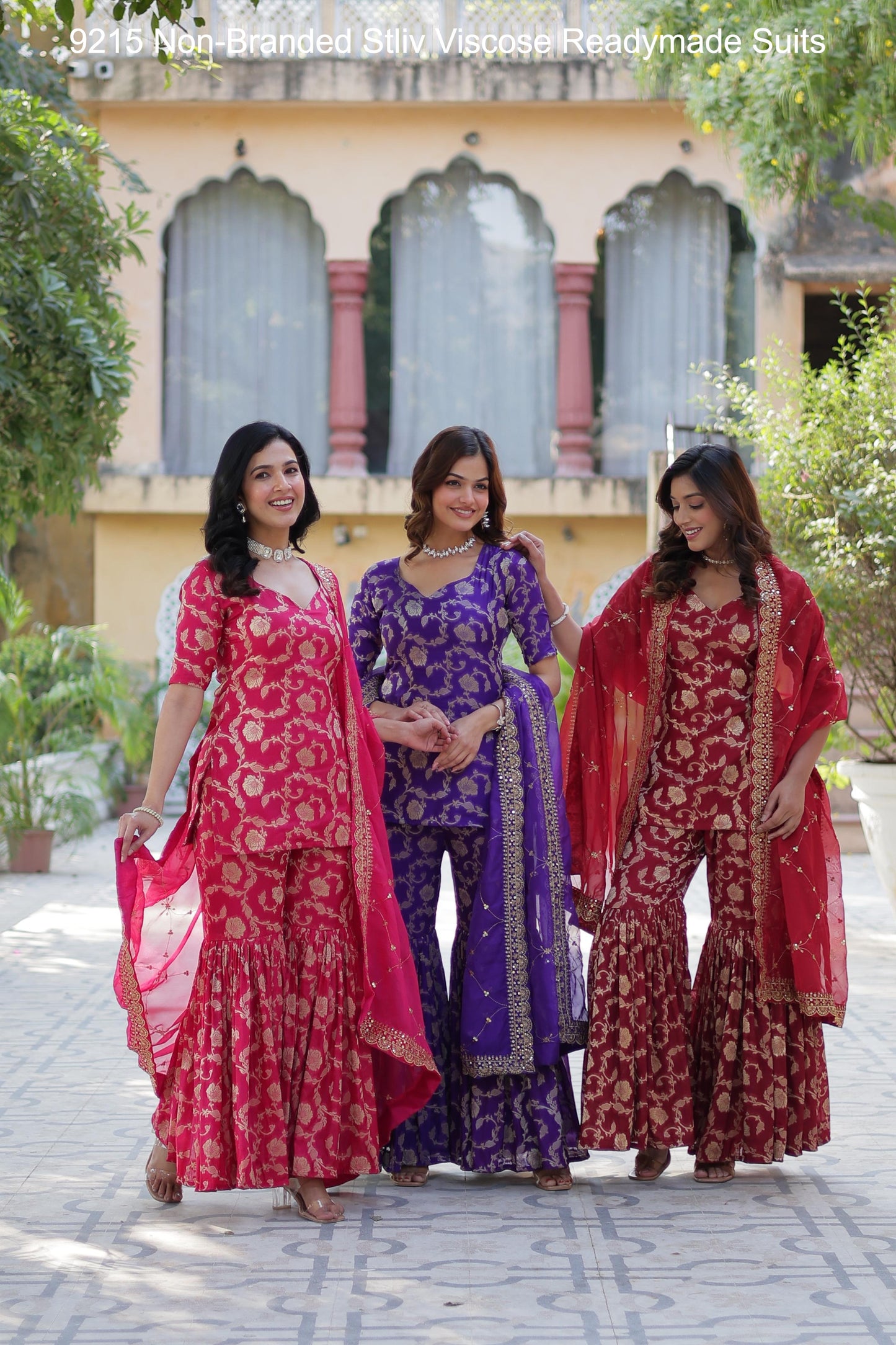 9215 Non-Branded Stliv Viscose Readymade Suits