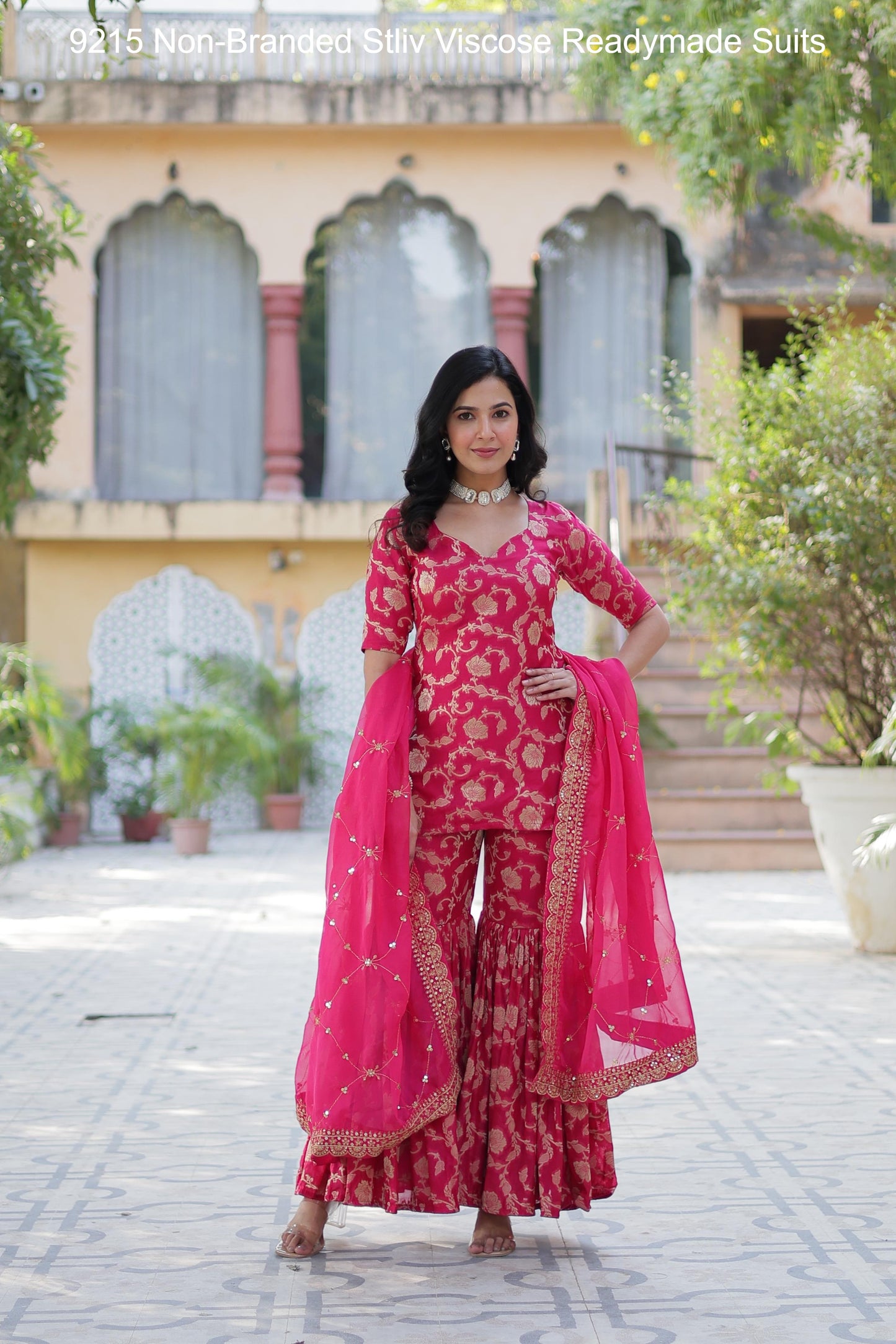 9215 Non-Branded Stliv Viscose Readymade Suits