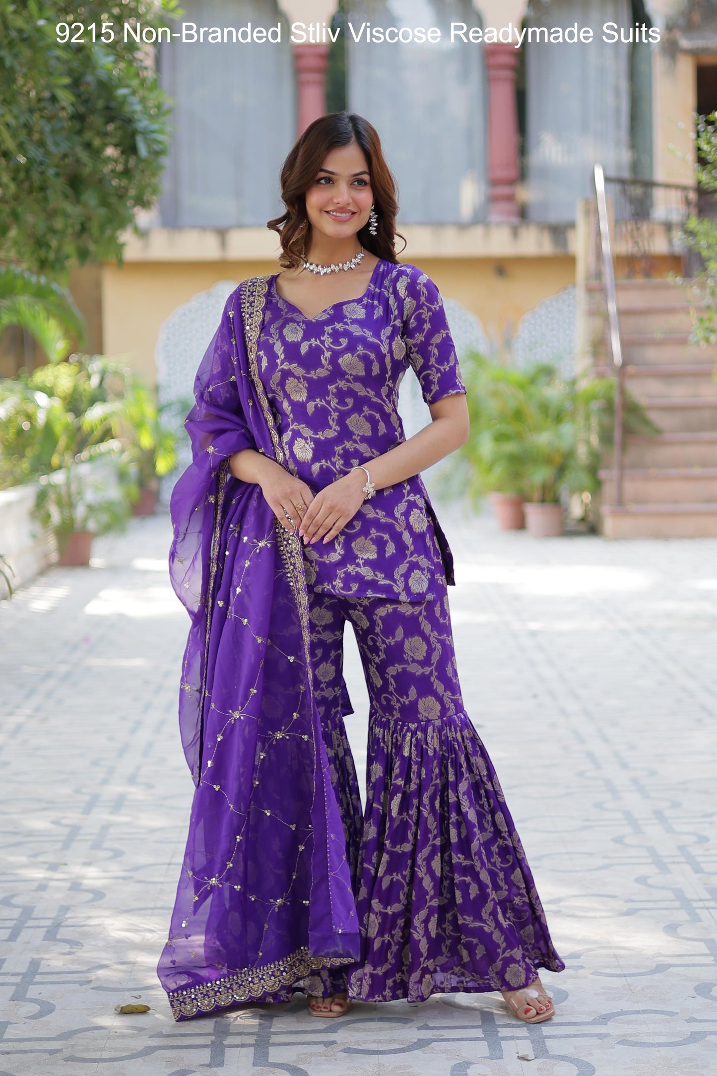 9215 Non-Branded Stliv Viscose Readymade Suits