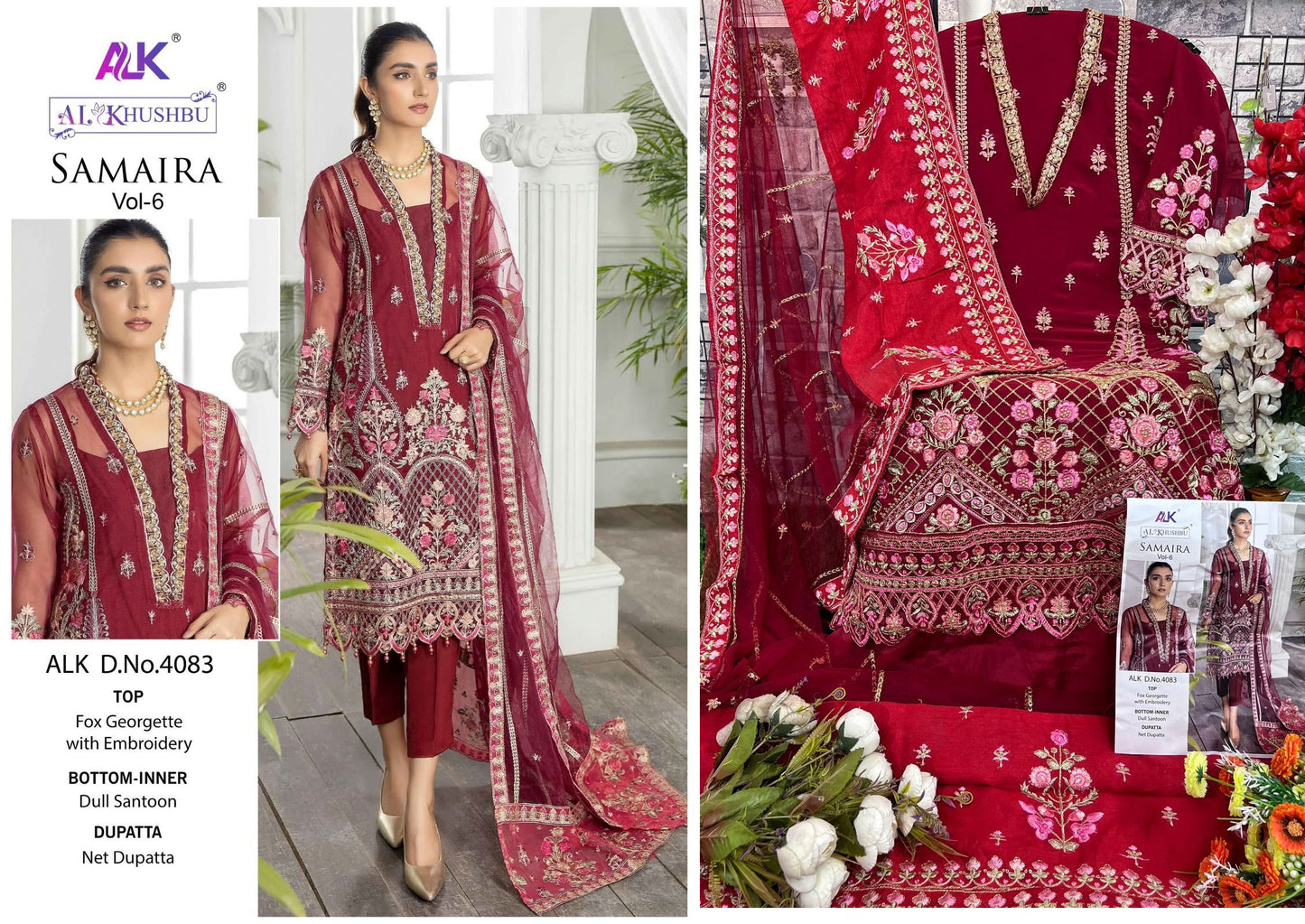 4083 Alk Pakistani Salwar Suits