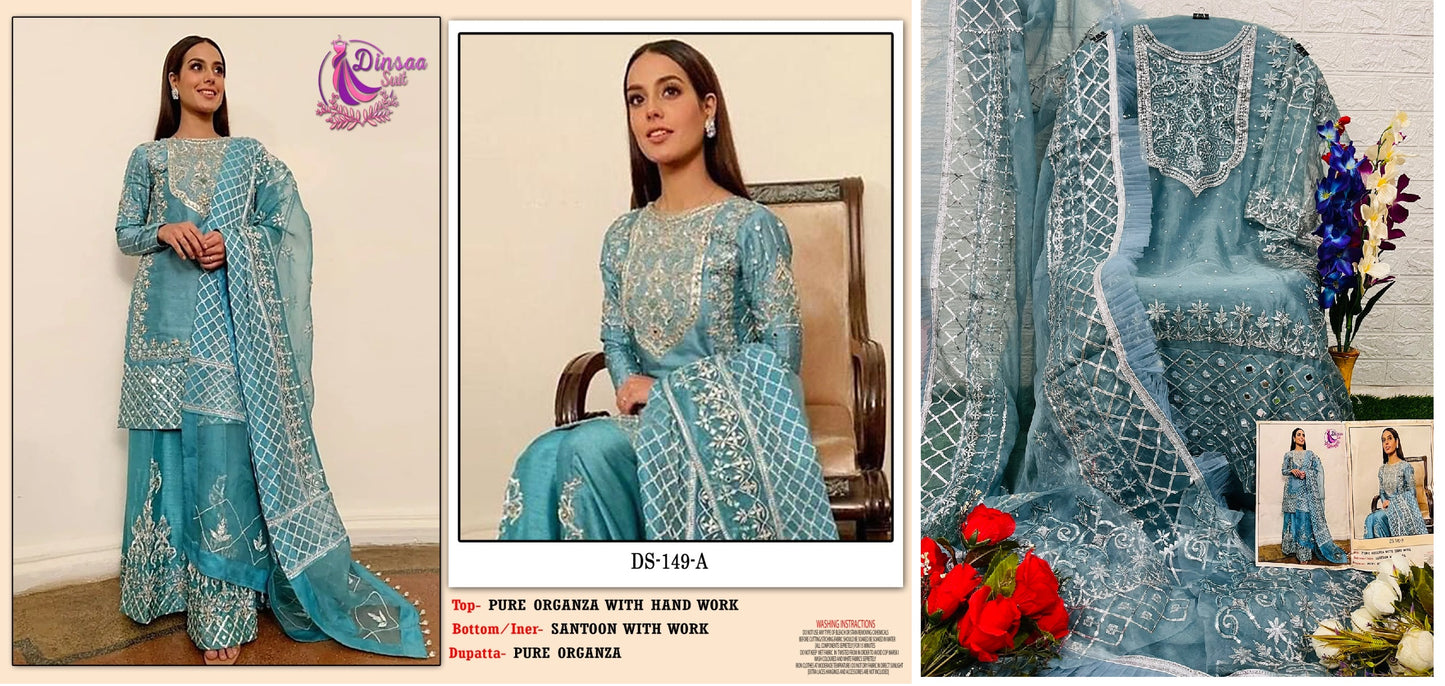 149A Dinsaa Suit Pakistani Salwar Suits