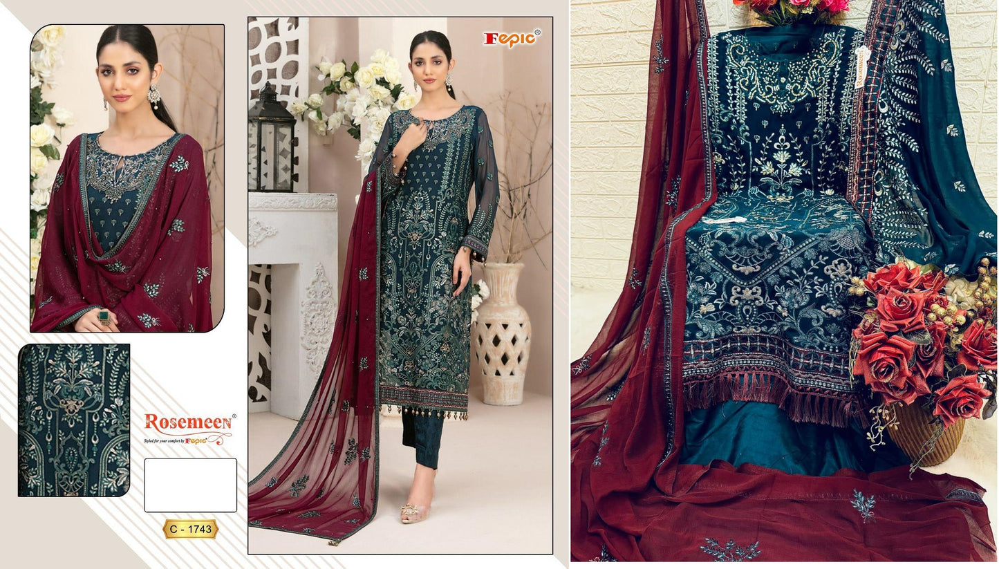 1743 Fepic Pakistani Salwar Suits