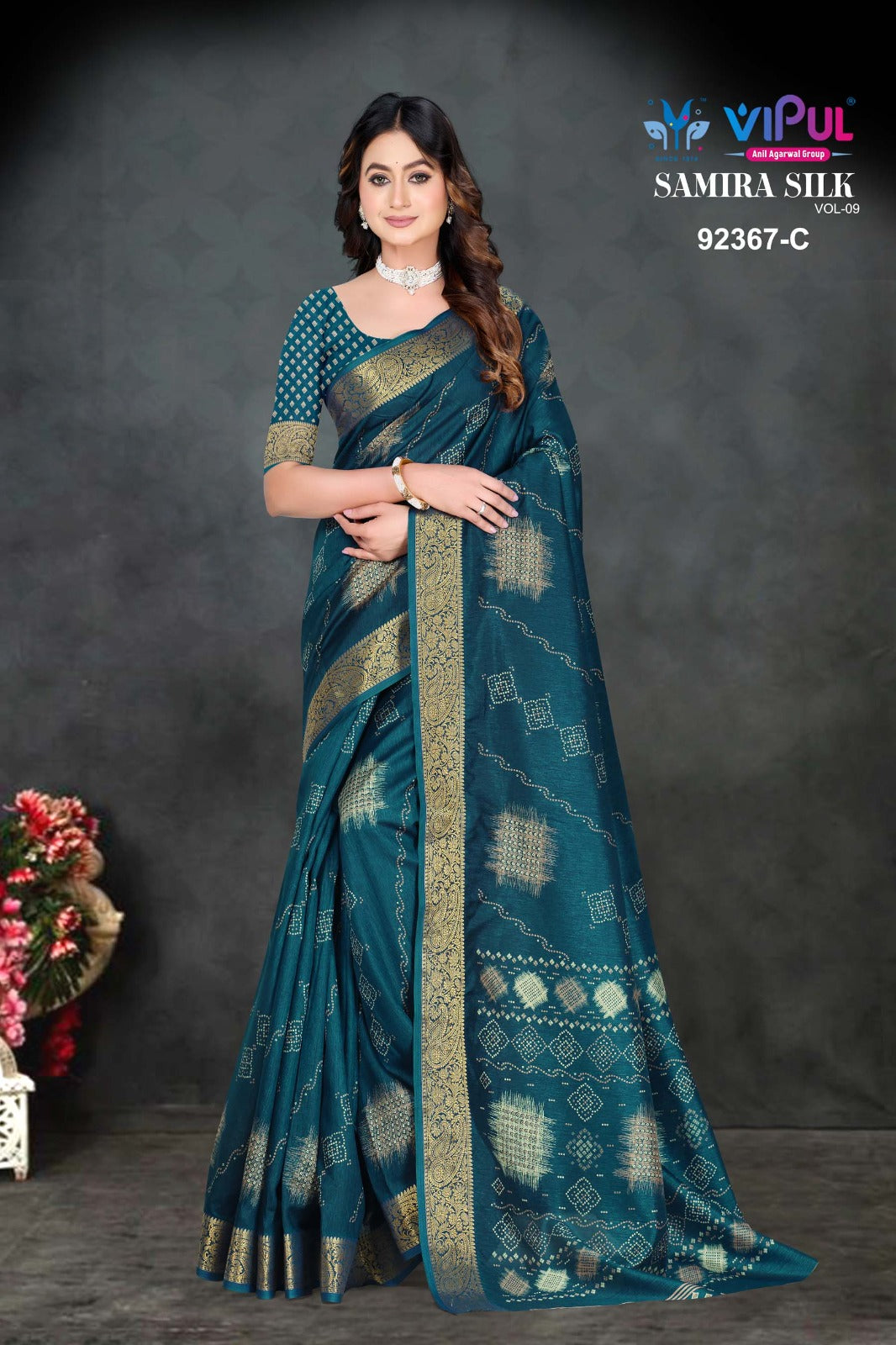 92367-C Samira Silk Vipul Silk Sarees