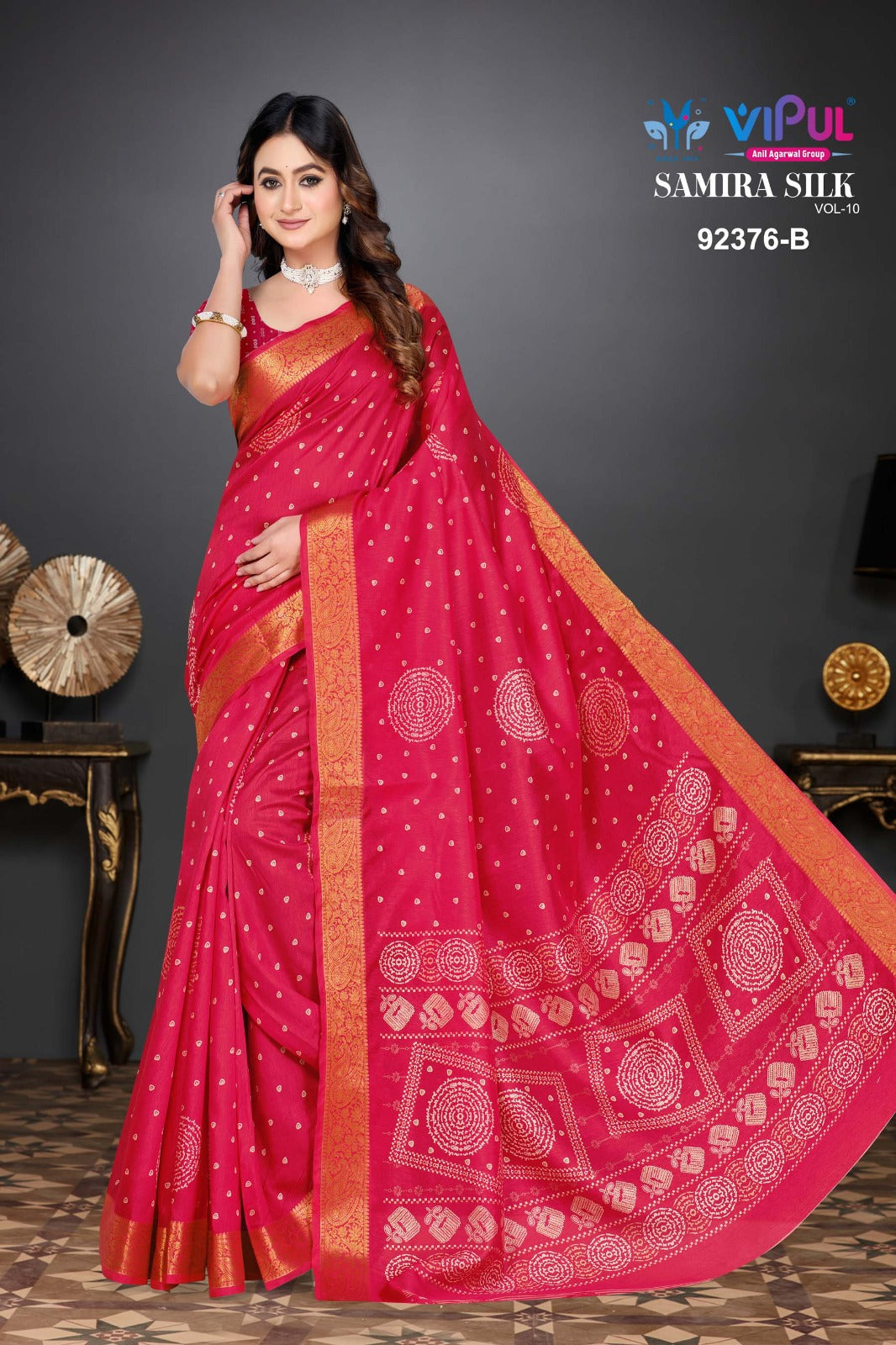 92376-B Samira Silk Vipul Silk Sarees