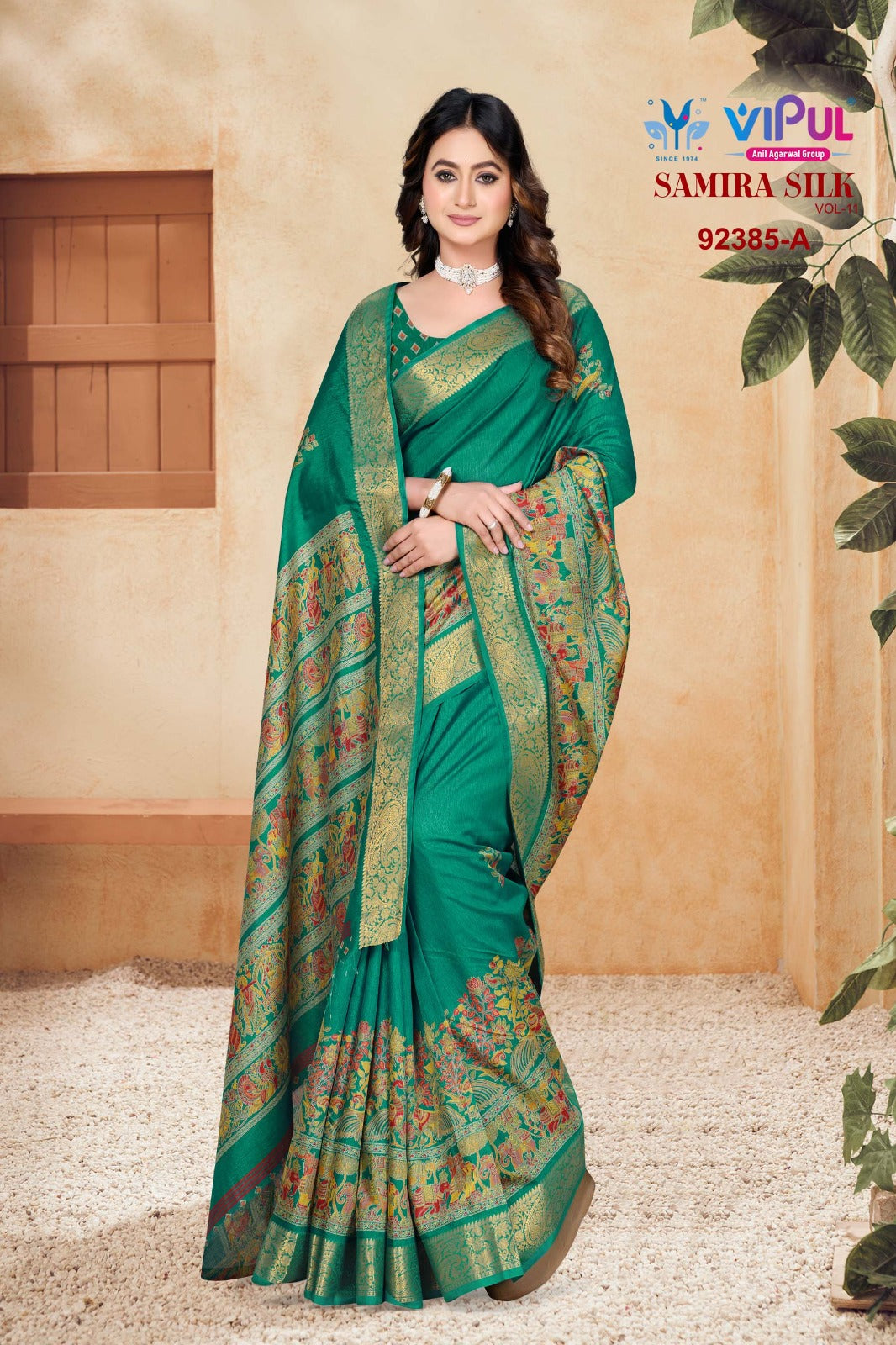 92385-A Samira Silk Vipul Silk Sarees