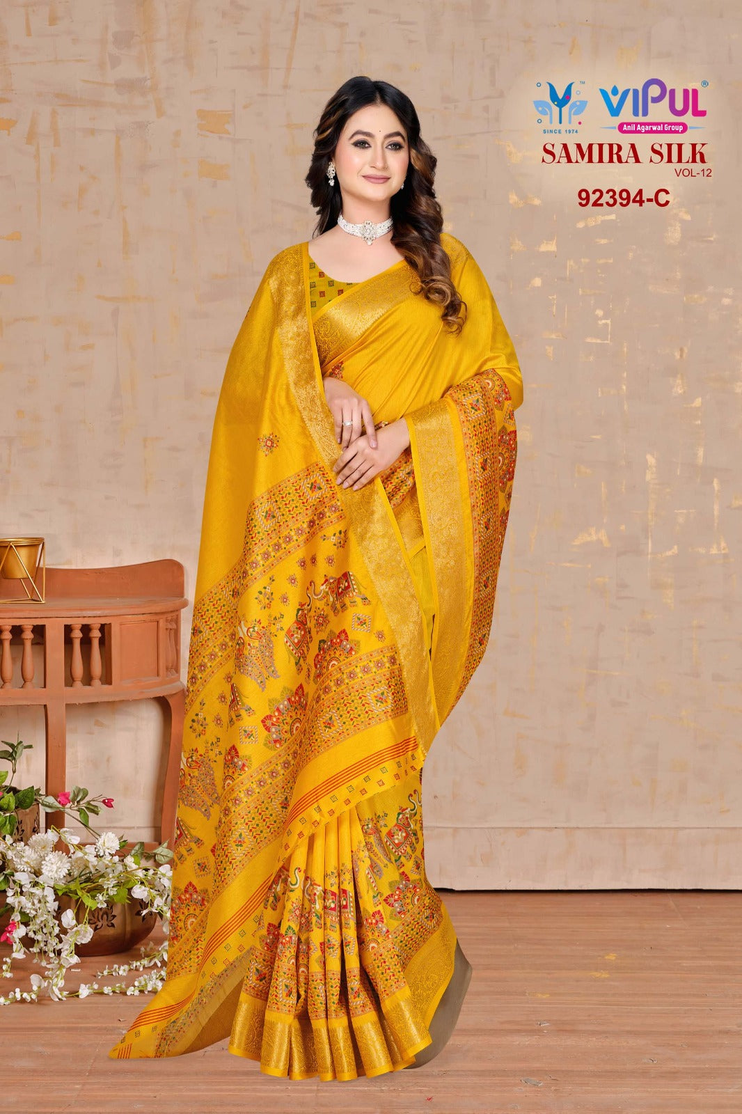 92394-C Samira Silk Vipul Silk Sarees