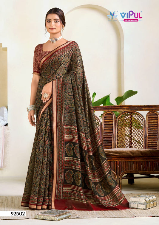 92502 Vipul Mal Cotton Sarees