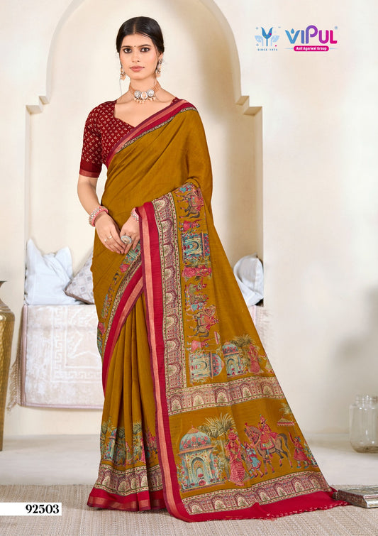 92503 Vipul Mal Cotton Sarees