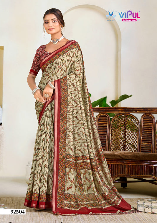 92504 Vipul Mal Cotton Sarees