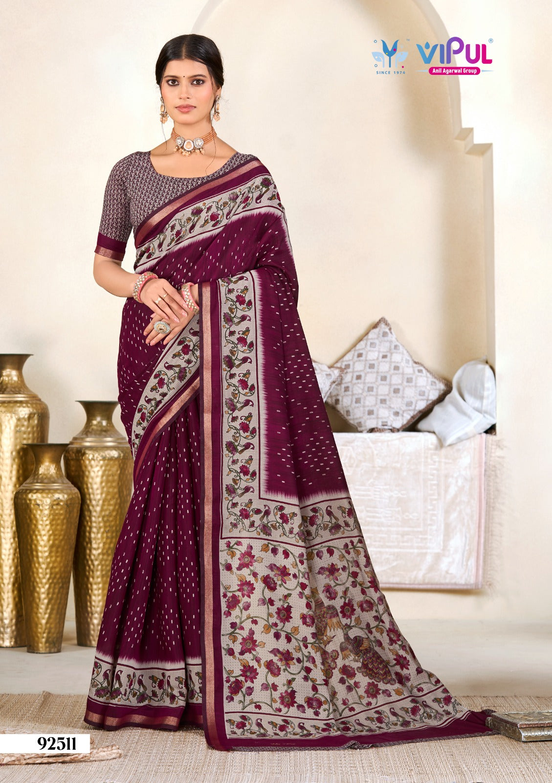 92511 Vipul Mal Cotton Sarees