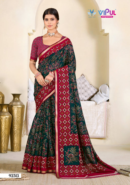 92513 Vipul Mal Cotton Sarees