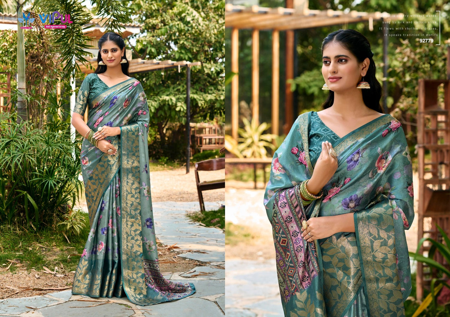 92779 Sawali Vol 2 Vipul Soft Crush Sarees