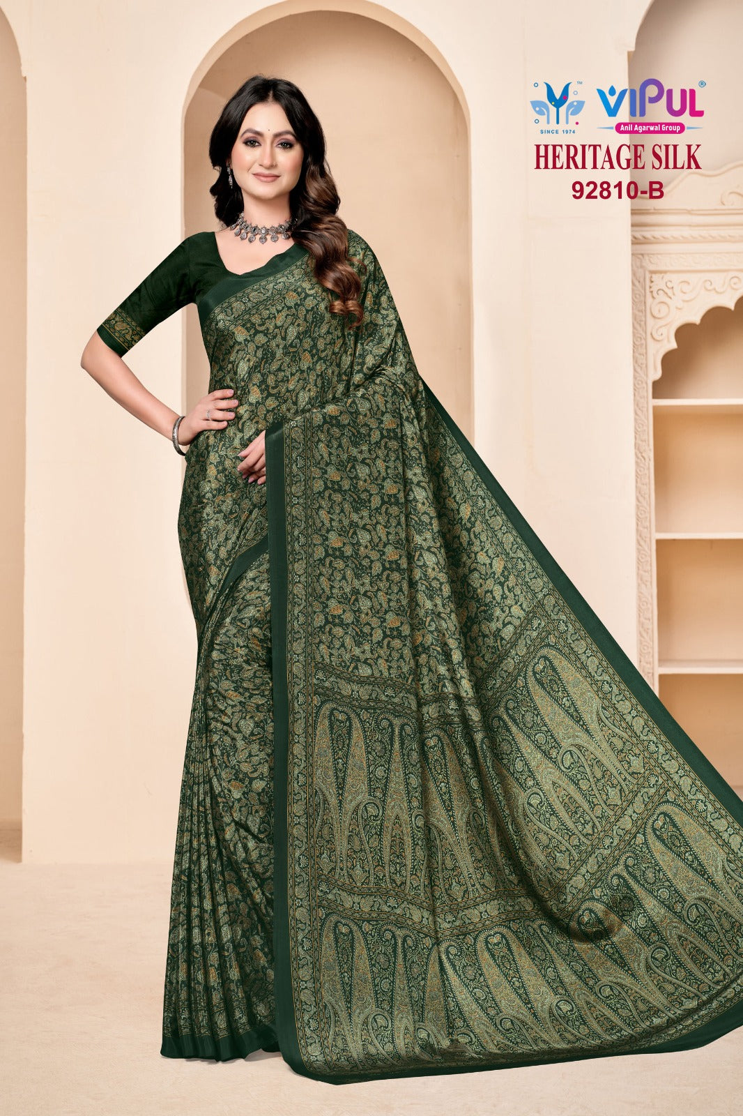 92810-B Vipul Creap Sarees
