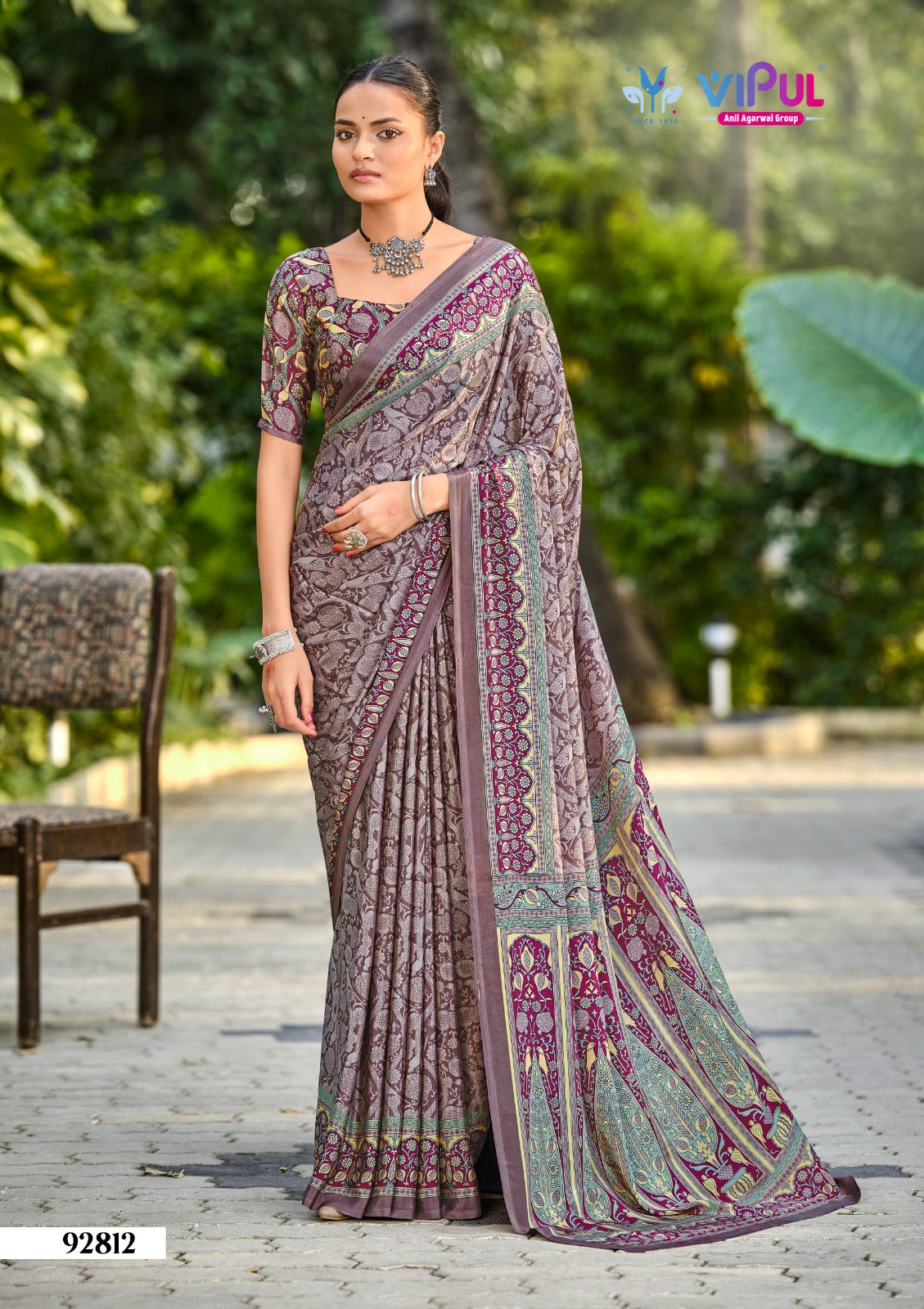 92812 Heritage Vol 13 Vipul Crape Sarees