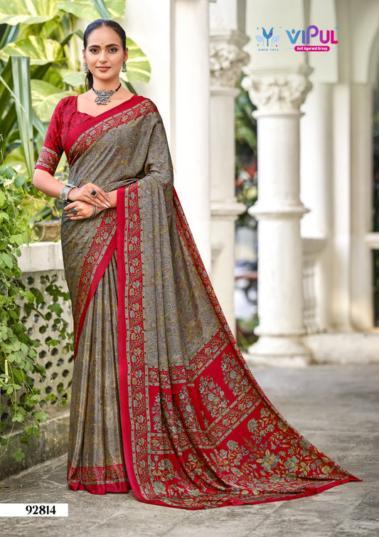 92814 Heritage Vol 13 Vipul Crape Sarees