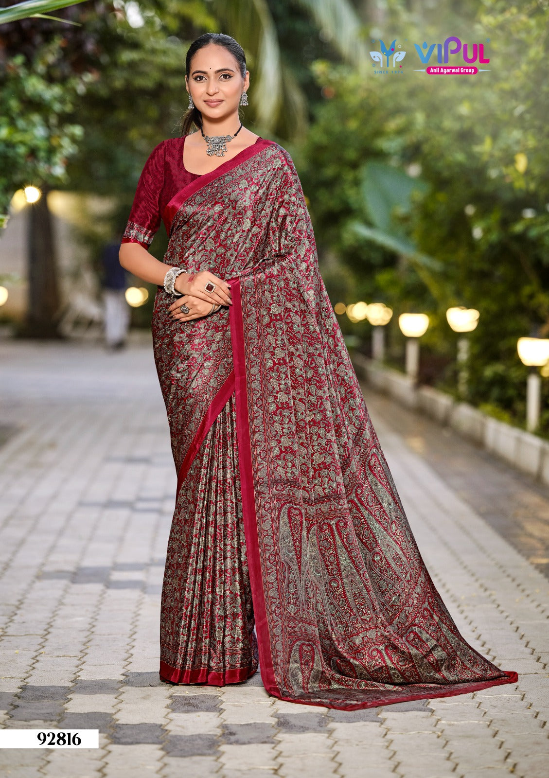 92816 Heritage Vol 13 Vipul Crape Sarees