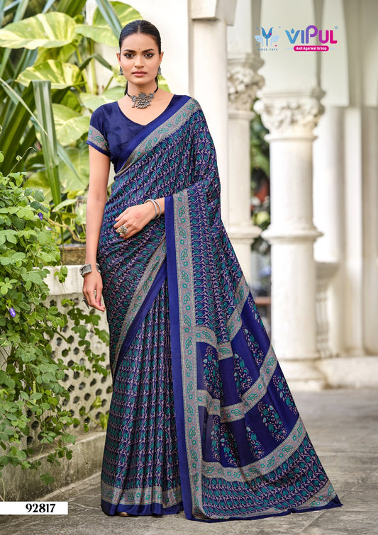 92817 Heritage Vol 13 Vipul Crape Sarees