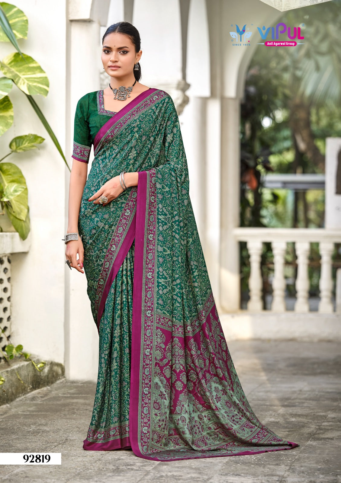 92819 Heritage Vol 13 Vipul Crape Sarees