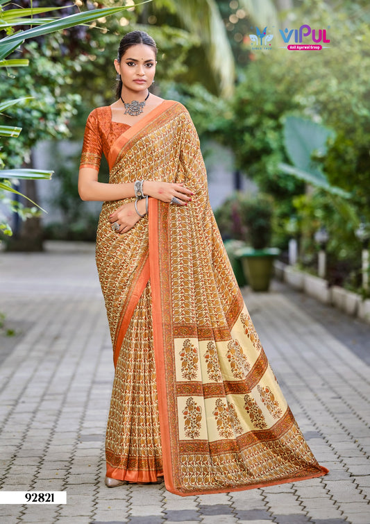 92821 Heritage Vol 13 Vipul Crape Sarees