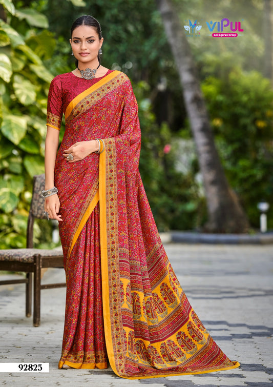 92825 Heritage Vol 13 Vipul Crape Sarees