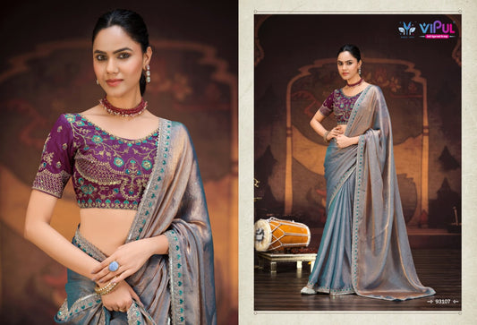 93107 Amaira Vol 8 Vipul Chiffon Sarees