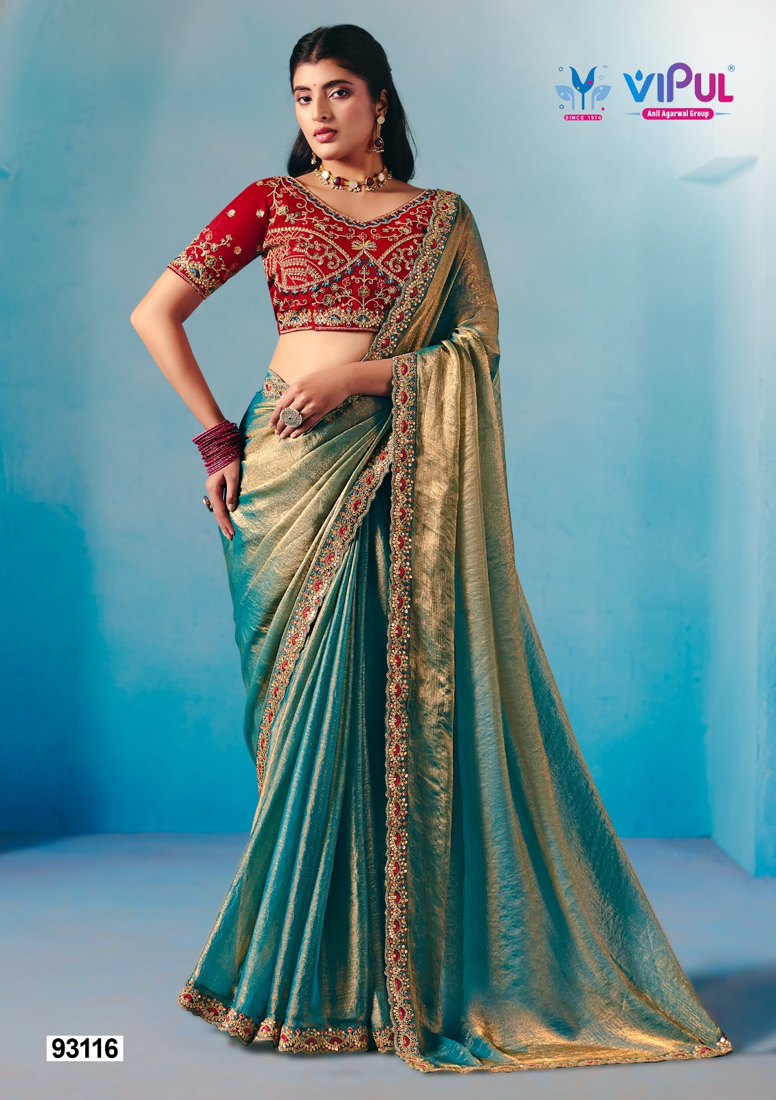 93116 Vipul Chiffon Sarees