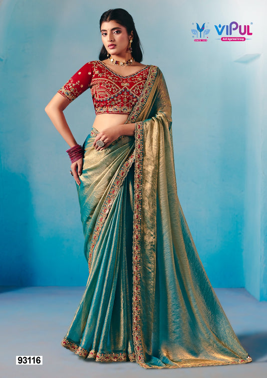 93116 Vipul Chiffon Sarees