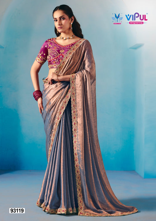 93119 Vipul Chiffon Sarees