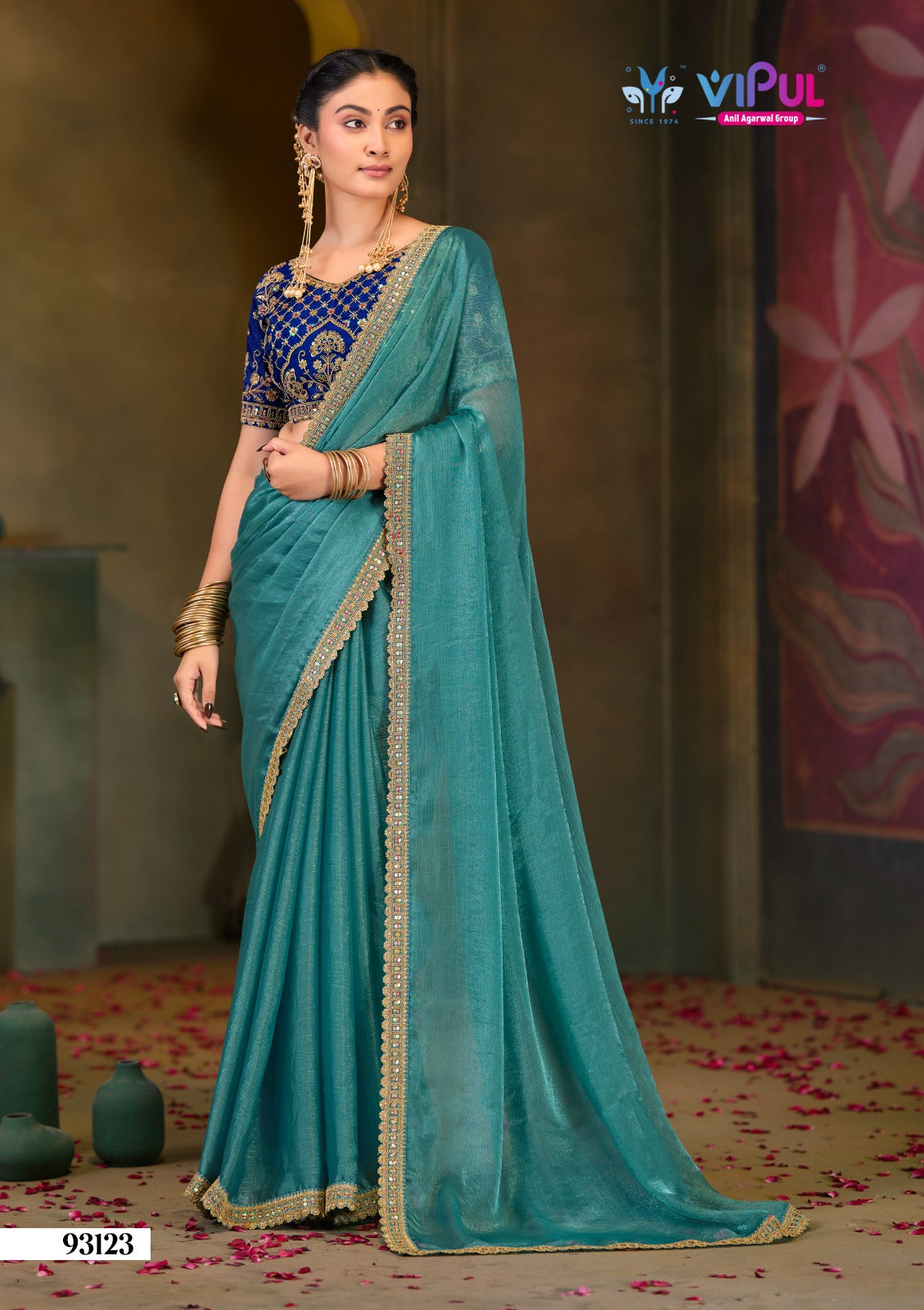 93123 Vipul Chiffon Sarees