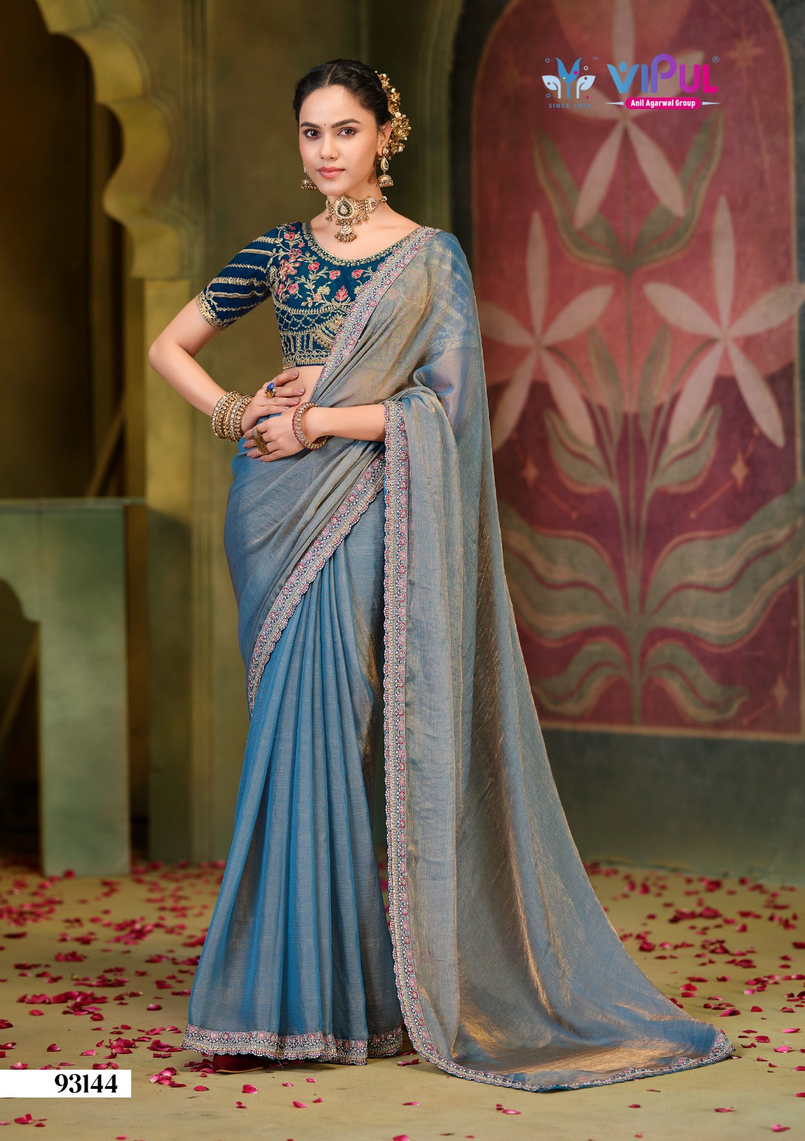 93144 Vipul Chiffon Sarees