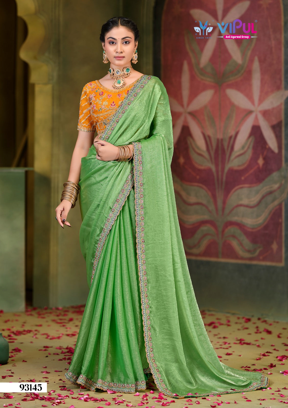 93145 Vipul Chiffon Sarees