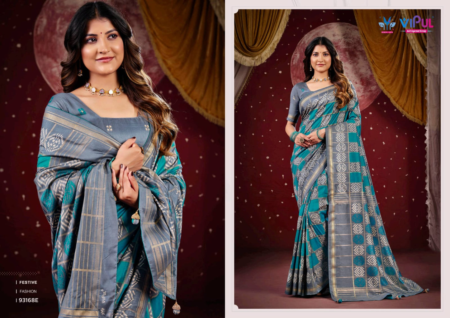 93168-E Aroma Plus Vol 10 Vipul Silk Sarees