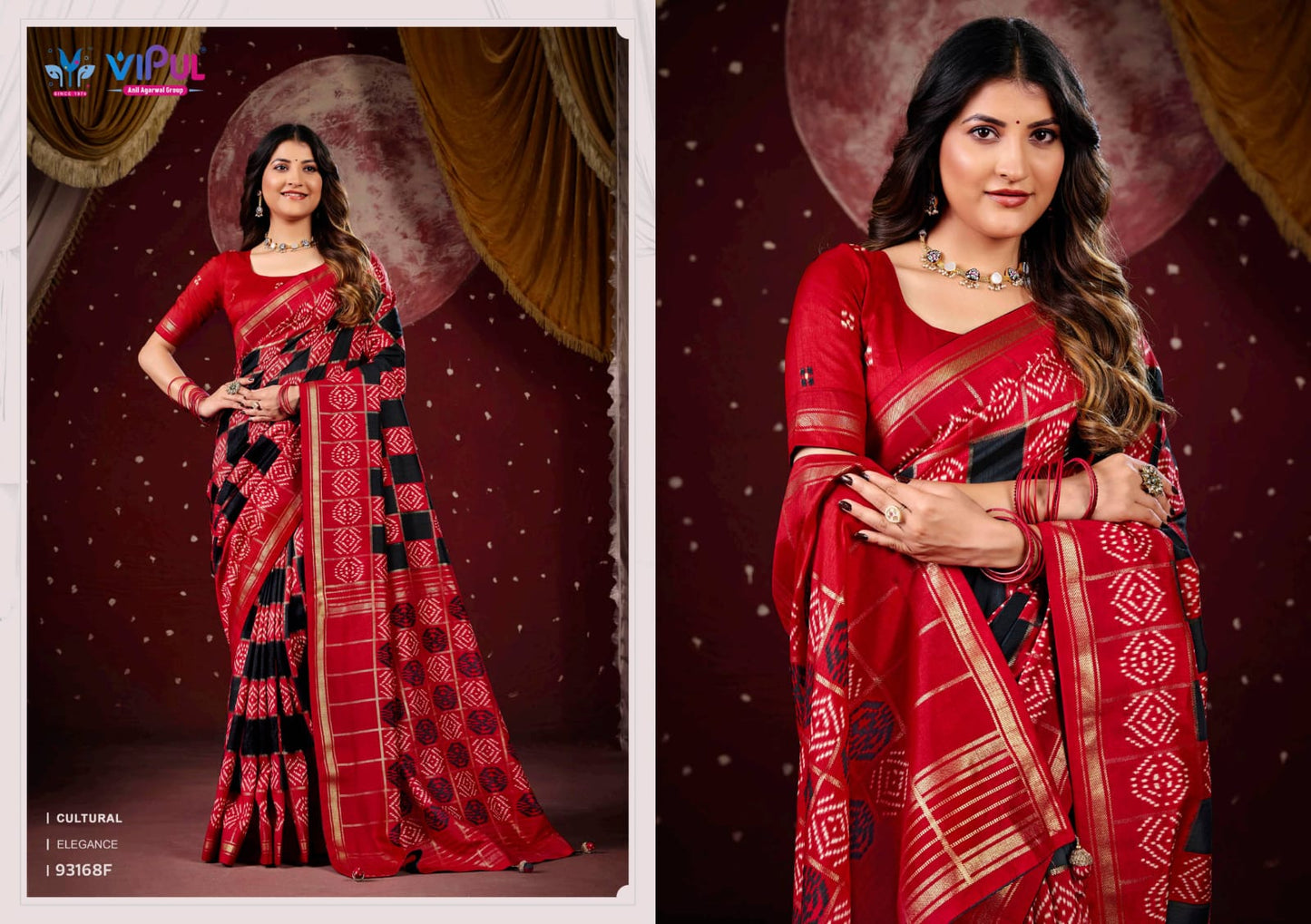 93168-F Aroma Plus Vol 10 Vipul Silk Sarees