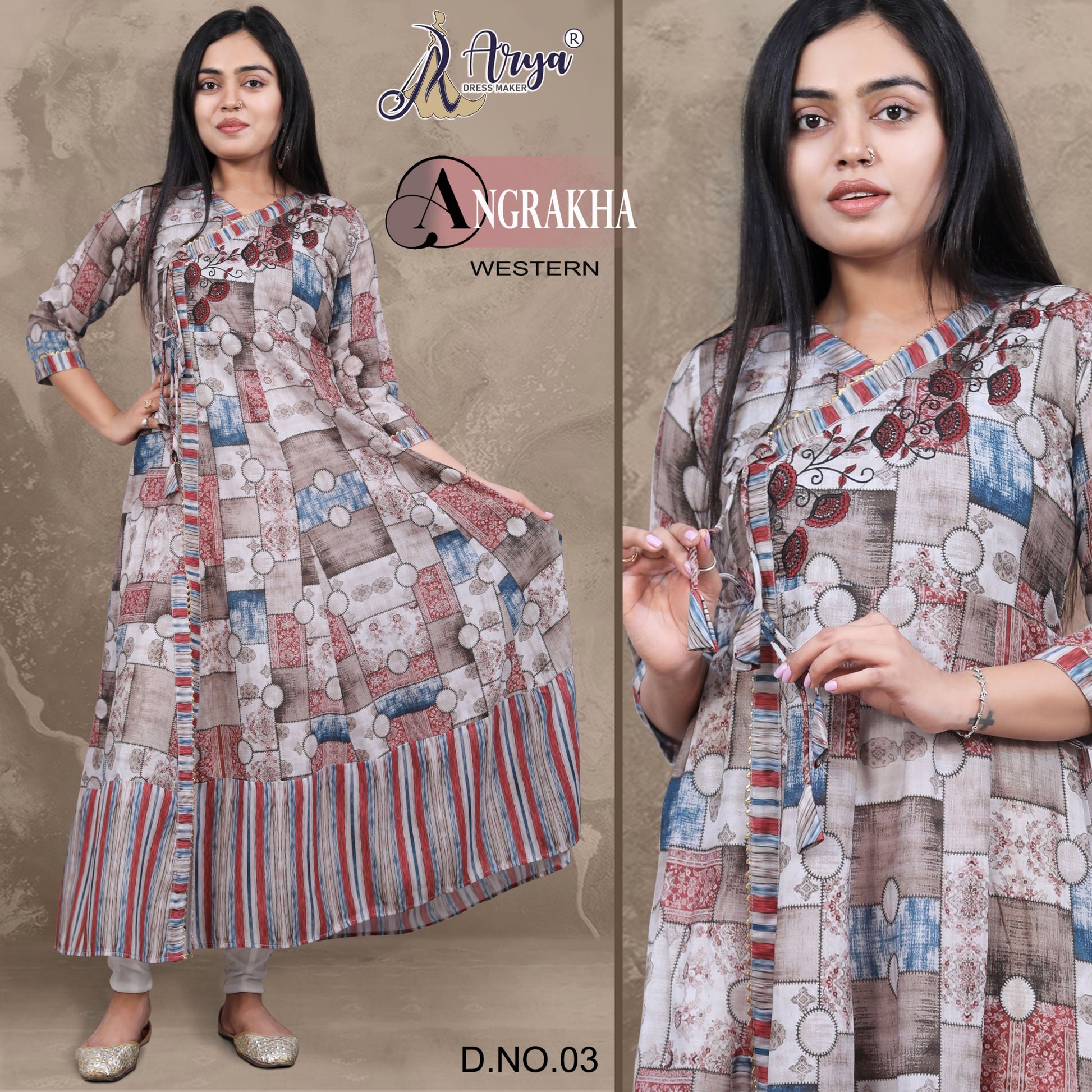 03 Angrakha Adm Western Dress