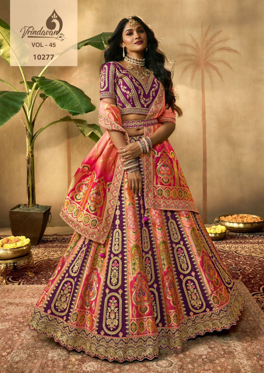 10277 Vrindavan Vol 45 Royal Lehenga Choli